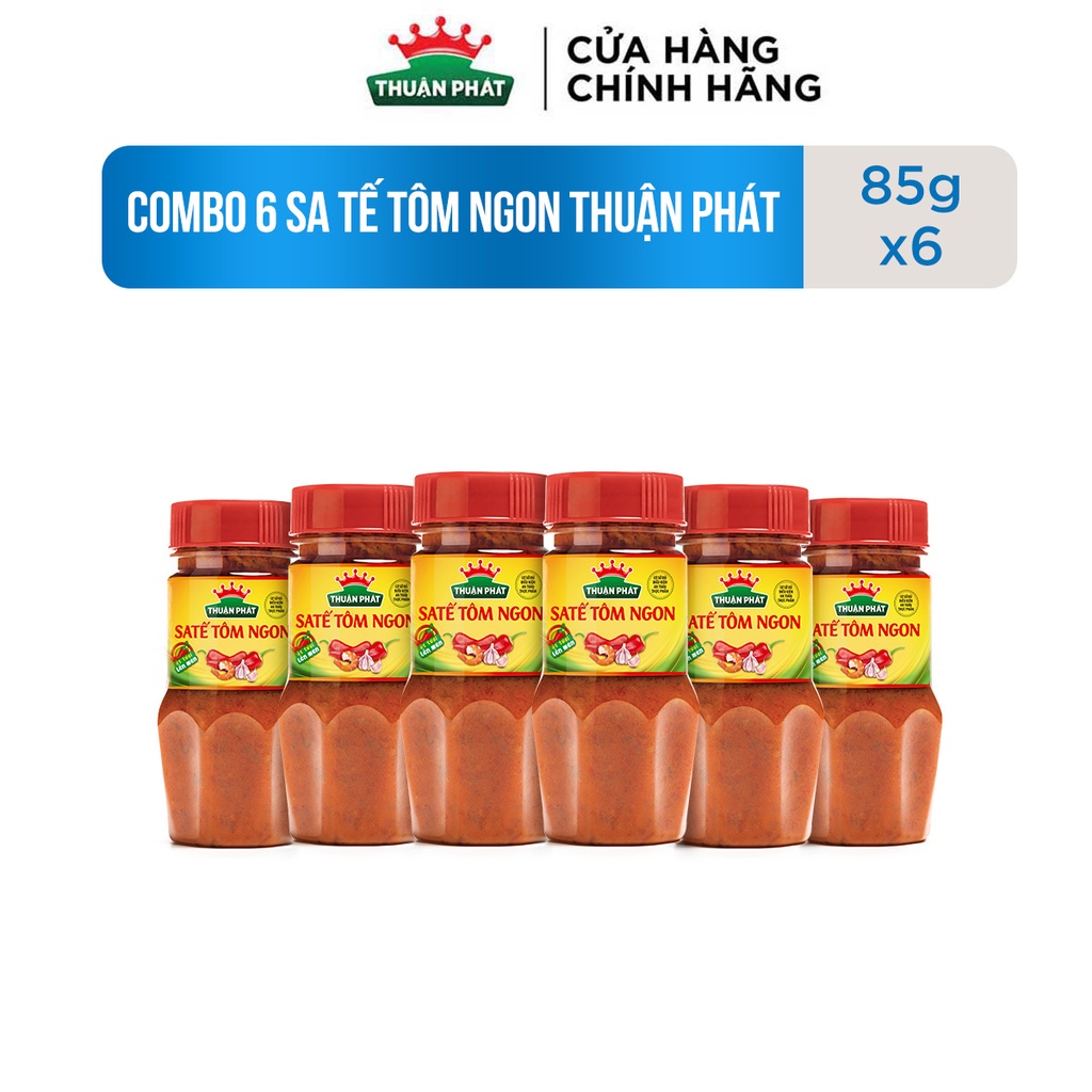 Combo 6 Sa Tế Tôm Ngon Thuận Phát 85g