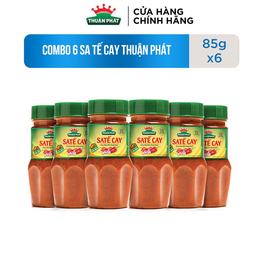 Combo 6 Sa Tế Cay Thuận Phát 85g