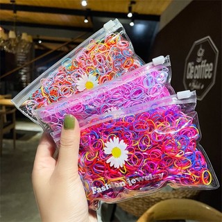 Set 1000 dây thun buộc tóc nhiều màu sắc