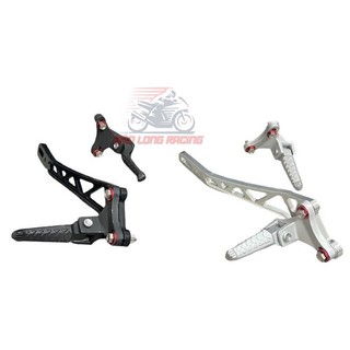 Gác chân malay V2 + bát cheo pô cnc lắp đặc ex150 và ex155 có tặng kèm ốc Takegawa