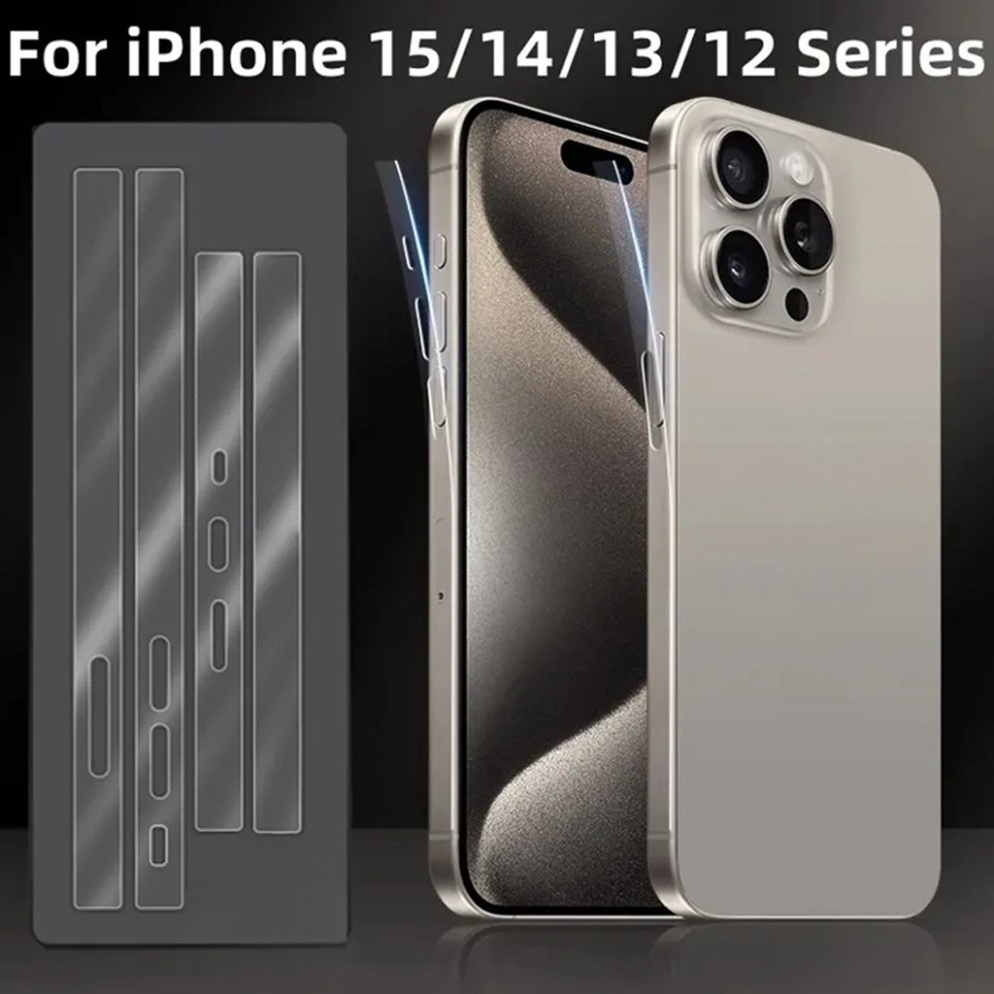 DÁN VIỀN PPF CAO CẤP trong suốt bóng và nhám 15promax/15/14promax/14pro/1412/13/12promax/13promax