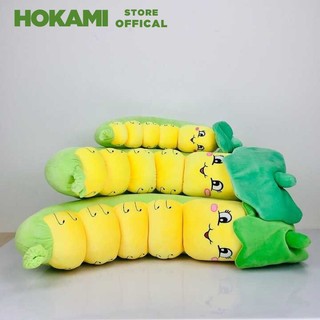 Gấu bông Sâu siêu đáng yêu, gối ôm hình thú nhồi bông Con Sâu siêu cute