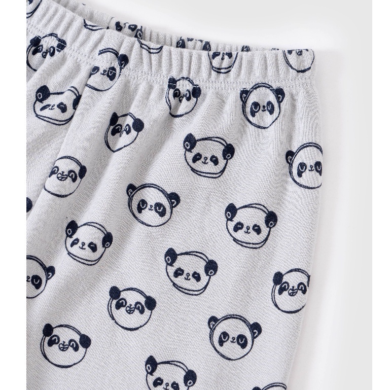 Quần dài bé trai có áo lẻ và quần lẻ quần dài chất cotton  áo dài tay cho bé  gấu panda Rabity 91718