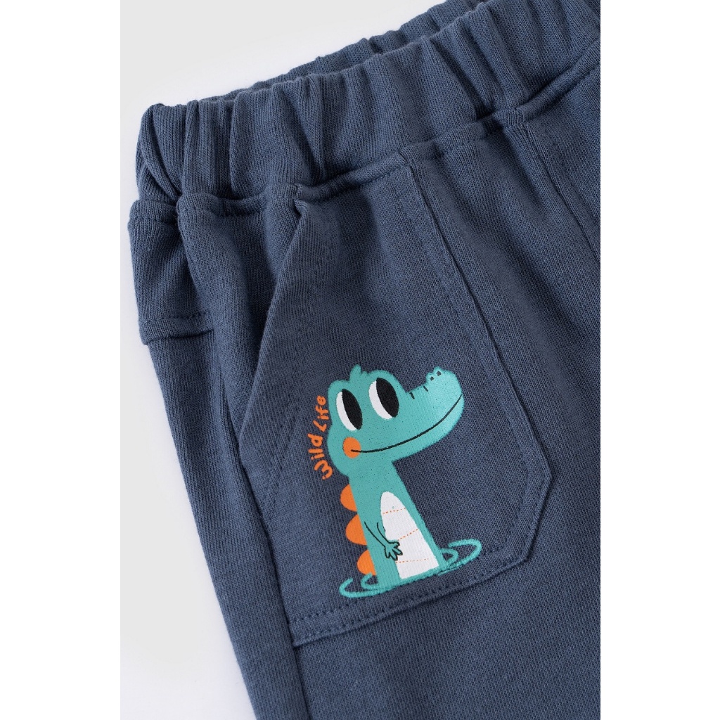 Quần dài bé trai có áo lẻ và quần lẻ quần dài chất cotton  áo dài tay cho bé  gấu panda Rabity 91718