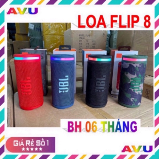 Loa Bluetooth FLIP 8 Mới nhất New thiết kế nhỏ gọn âm thanh sống động - Bảo hành 6 tháng lỗi 1 đổi 1 hot new