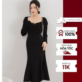 Chân váy cạp liền đuôi cá tiinstore gc22353