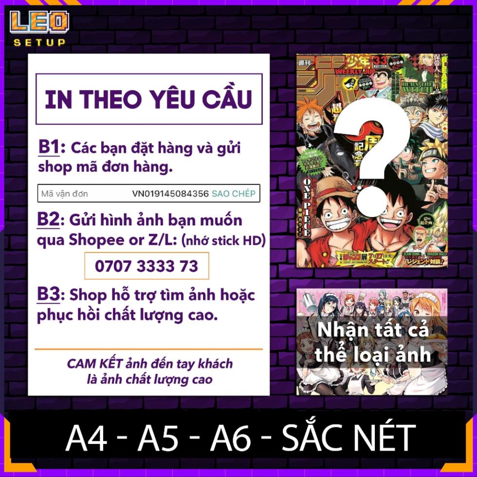 Tranh Decal dán tường decor phòng Poster Conan - Thám Tử Lừng Danh Detective Conan Kích Thước A4, A5 by