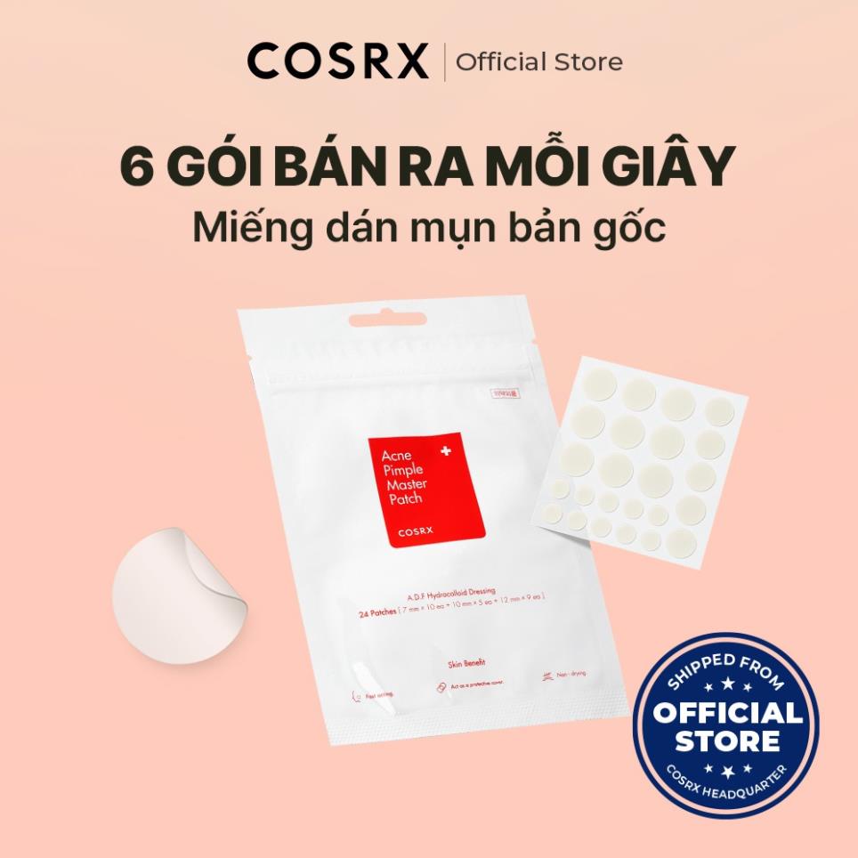 24 Miếng dán mụn COSRX Acne Pimple Master Patch/ 26 miếng AC Collection Acne Patch/ 18 miếng Clear Fit Master Patch