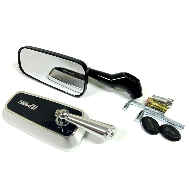 Gương H2C kính trắng nhôm CNC.Tặng full phụ kiện ốc lục