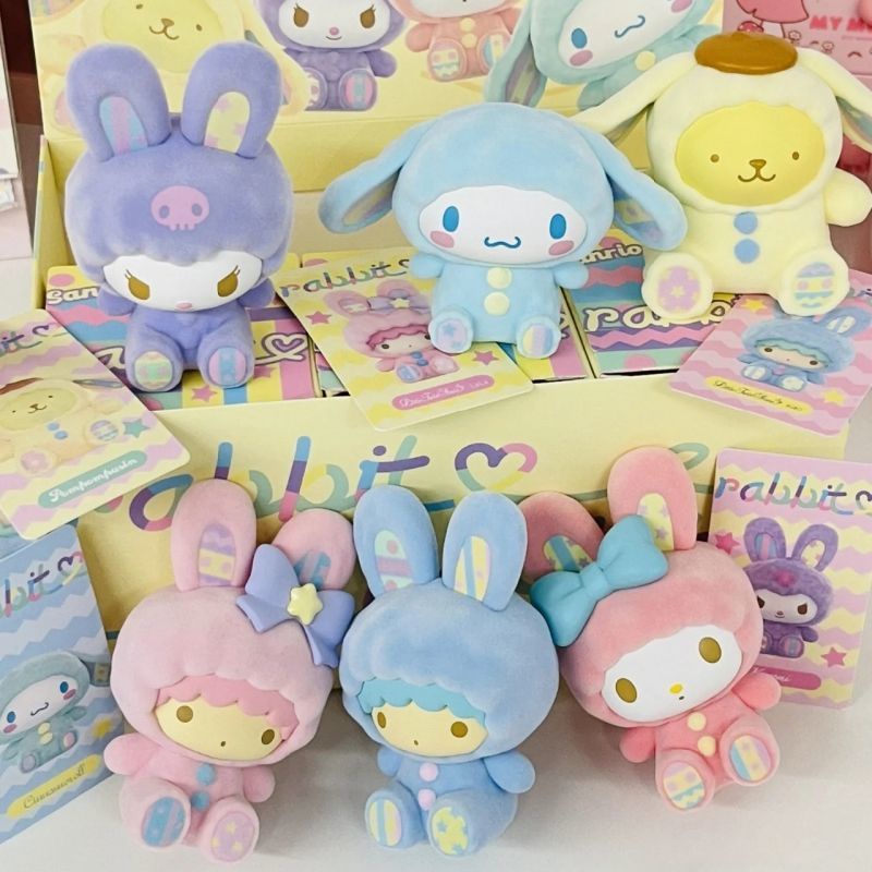 Mô Hình Nhân Vật sanrio bunny Bí Ẩn Chó cinnamon Để Bàn Trang Trí