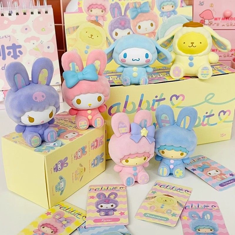 Mô Hình Nhân Vật sanrio bunny Bí Ẩn Chó cinnamon Để Bàn Trang Trí