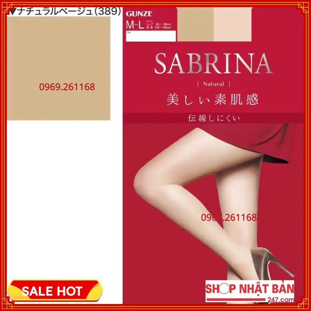 Quần tất Sabrina Natural Fit siêu dai - nội địa Nhật Bản