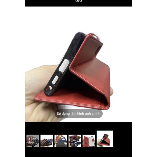 Bao da Samsung S22 ultra dẻo kiểu ví cài nhiều ngăn tiện dụng