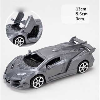 Trang trí xe Porsche nhựa màu xám