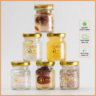 Combo 30 hũ thủy tinh đựng yến chưng nắp thiếc 75ml-100ml