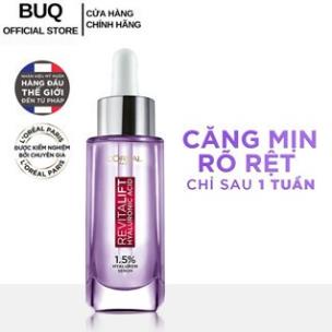Serum siêu cấp ẩm & giảm nếp nhăn L'Oreal Paris Revitalift Pure Hyaluronic Acid 1.5% 30ml !