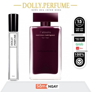 Tester Nước Hoa Narciso l'absolu EDP 10ml Nar tím)
