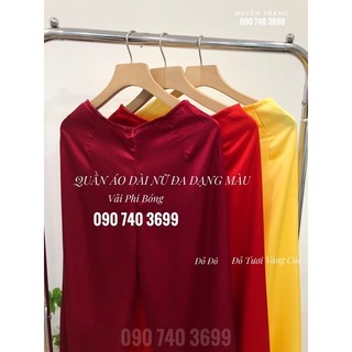 Quần áo dài nữ màu đỏ đô - đỏ tươi - vàng cúc