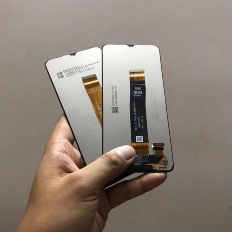Màn hình hư vỡ Samsung A12. Màn hình xác Samsung A12 Ae lấy phản quang-cổ cáp hàng Zin bóc máy. BH 36 tháng