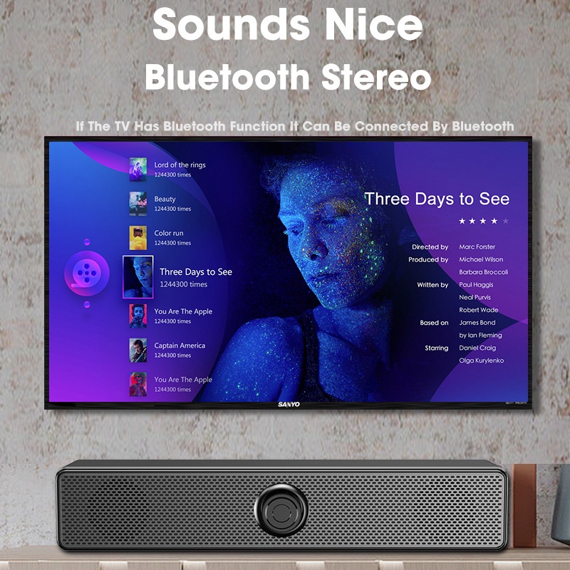 Loa bluetooth usb mini soundbar max volume không rè
