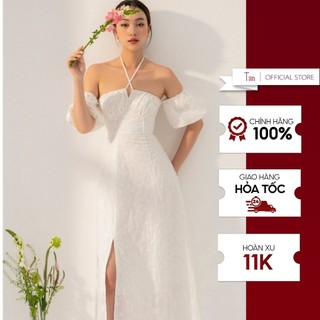 Váy cúp ngực dây nơ TIINSTORE V0T604
