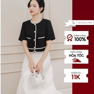 Áo cổ tròn túi ốp viền nẹp tiinstore ahn698