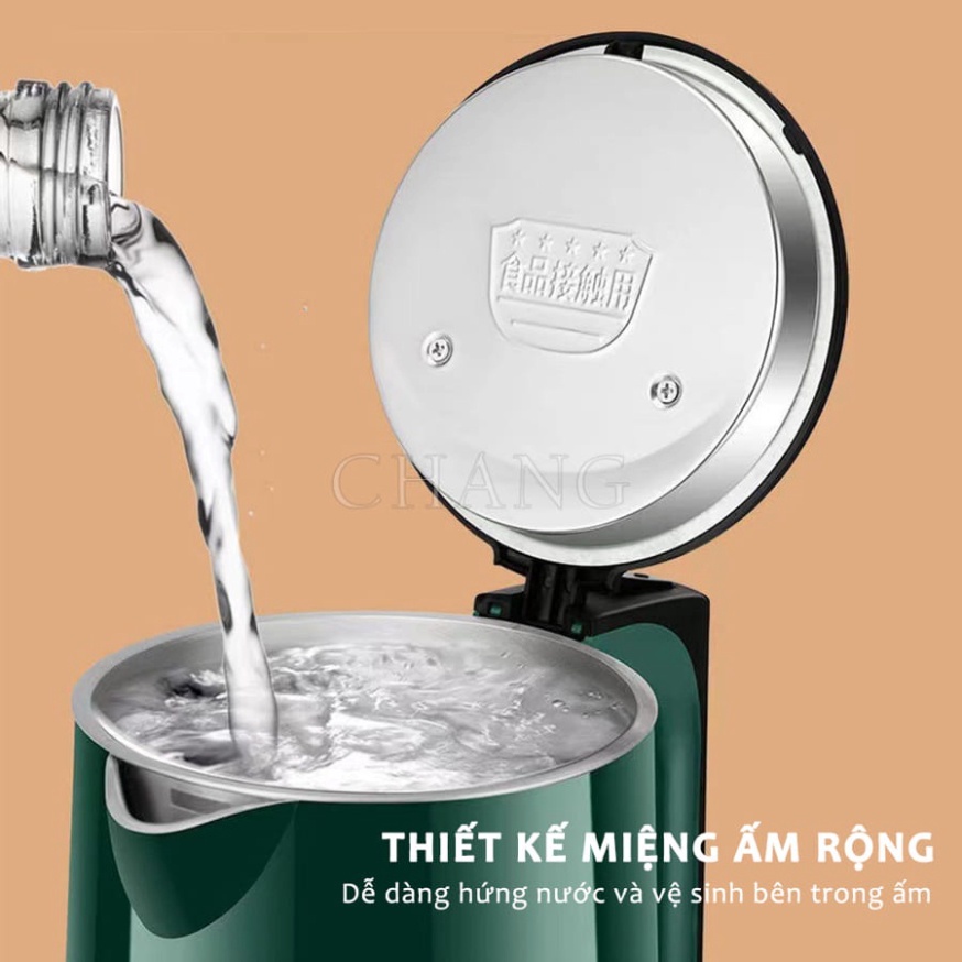 Ấm Siêu Tốc Đun Nước Dung Tích 2.5 Lít Bình Siêu Tốc 2 Lớp Cách Nhiệt Tự Ngắt Khi Sôi Công Suất 1500W - ST3 | BigBuy360 - bigbuy360.vn