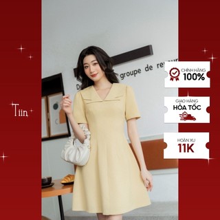 Váy cổ kiểu v dáng a tiinstore v0t585