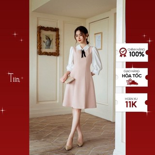 Váy cổ đức dáng a phối tay tiinstore vhd507