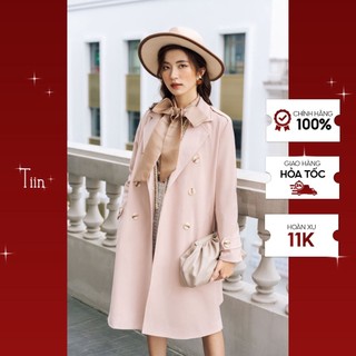Khoác cổ ve đai tay khuy túi cơi chéo tiinstore adk221