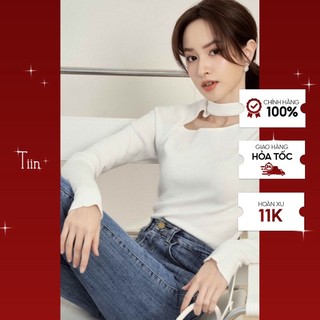 Len trơn dài tay cổ trụ gân khoét TIINSTORE GA22039
