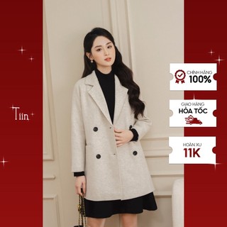 Áo khoác dạ 4 khuy túi nắp TIIN STORE ADK096