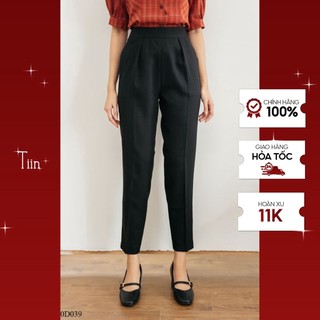 Quần âu ly cạp khóa chìm TIIN STORE Q0D039
