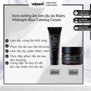 Kem dưỡng Dear Klairs Midnight Blue Calming Cream 30ml & 60ml