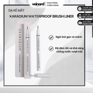Bút Kẻ Mắt Nước Karadium Waterproof Brush Liner Black 0.55g không lem không trôi
