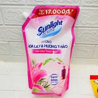 Nước lau sàn sunlight hương hoa lily 2kg túi