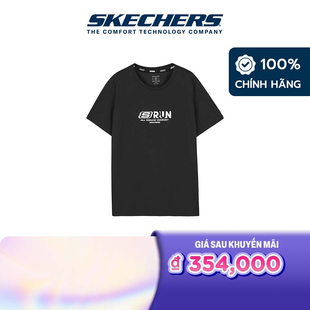 Skechers Bé Trai Áo Thun Tay Ngắn Đi Học, Đi Bộ, Hằng Ngày Performance - P223B033-0018