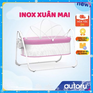 Nôi Điện Tự Động Cao Cấp Autoru - đưa tự động giúp bé ngủ ngon