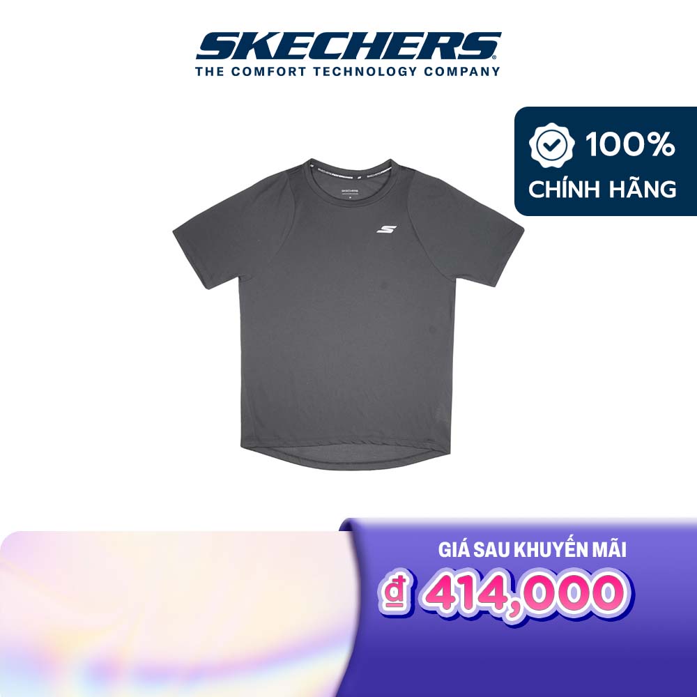 Skechers Nam Áo Thun Tay Ngắn Chạy Bộ Tập Gym, Đi Học, Đi Làm Performance Running - SP22Q4M412-00GH