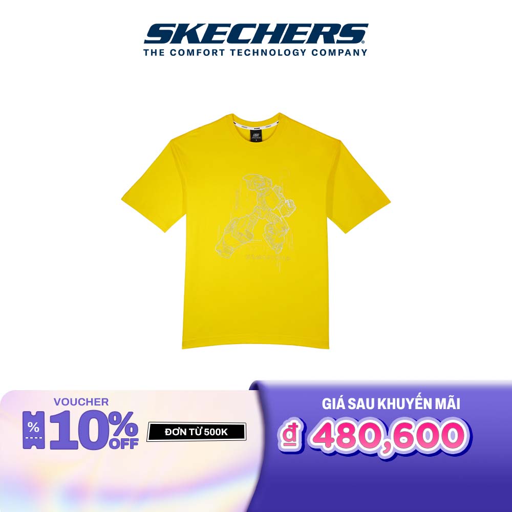 Skechers Unisex Áo Thun Tay Ngắn Thường Ngày Transformers - SL223U234-00T4