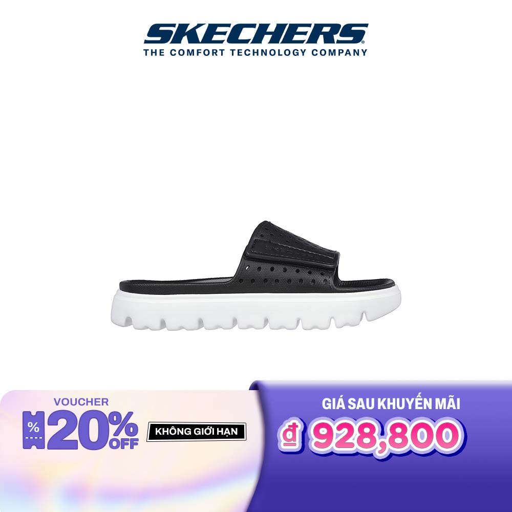 Skechers Nữ Xăng Đan Đi Học, Đi Làm Foamies Top-Level Peachy Vibes - 111451-BKW