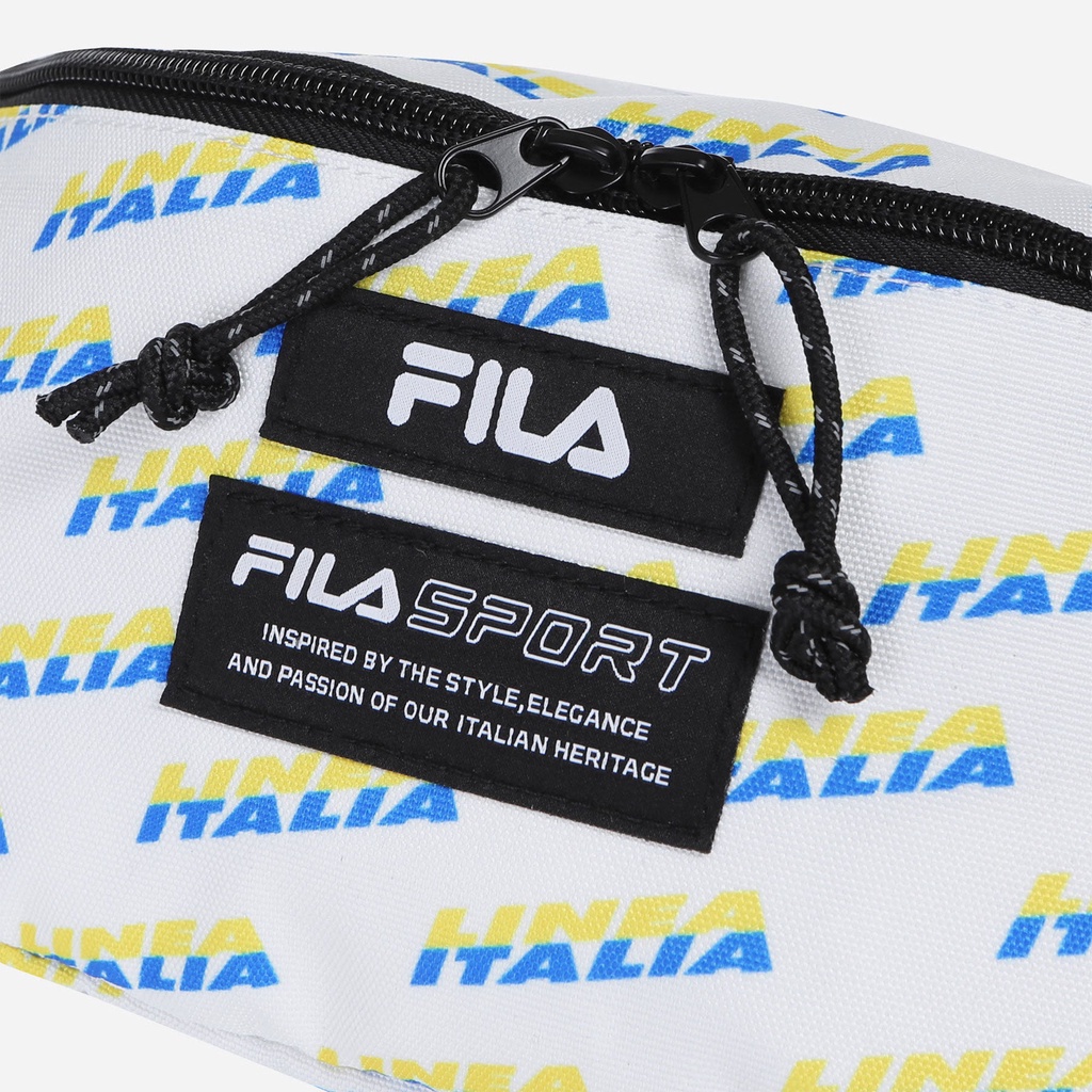 Túi đeo hông unisex Fila Waistbag Monogram - FS3BCC5311X-OWH