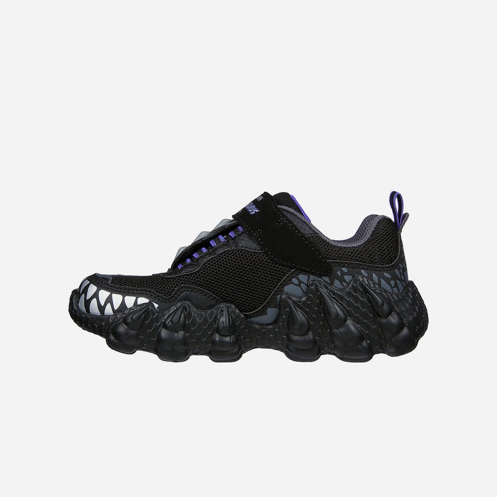 Giày sneaker bé trai Skechers Skech-O-Saurus Lights - 400112L-BKCC