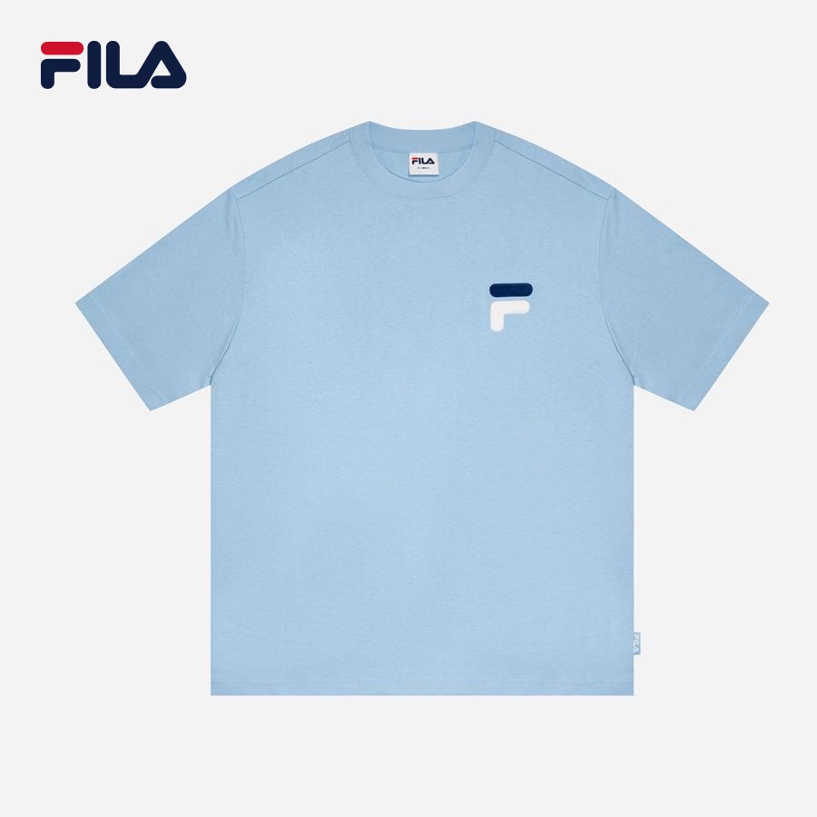 Áo thun tay ngắn thời trang unisex Fila Heritage Loose Fit Logo - FW2RSF2086X-SBL