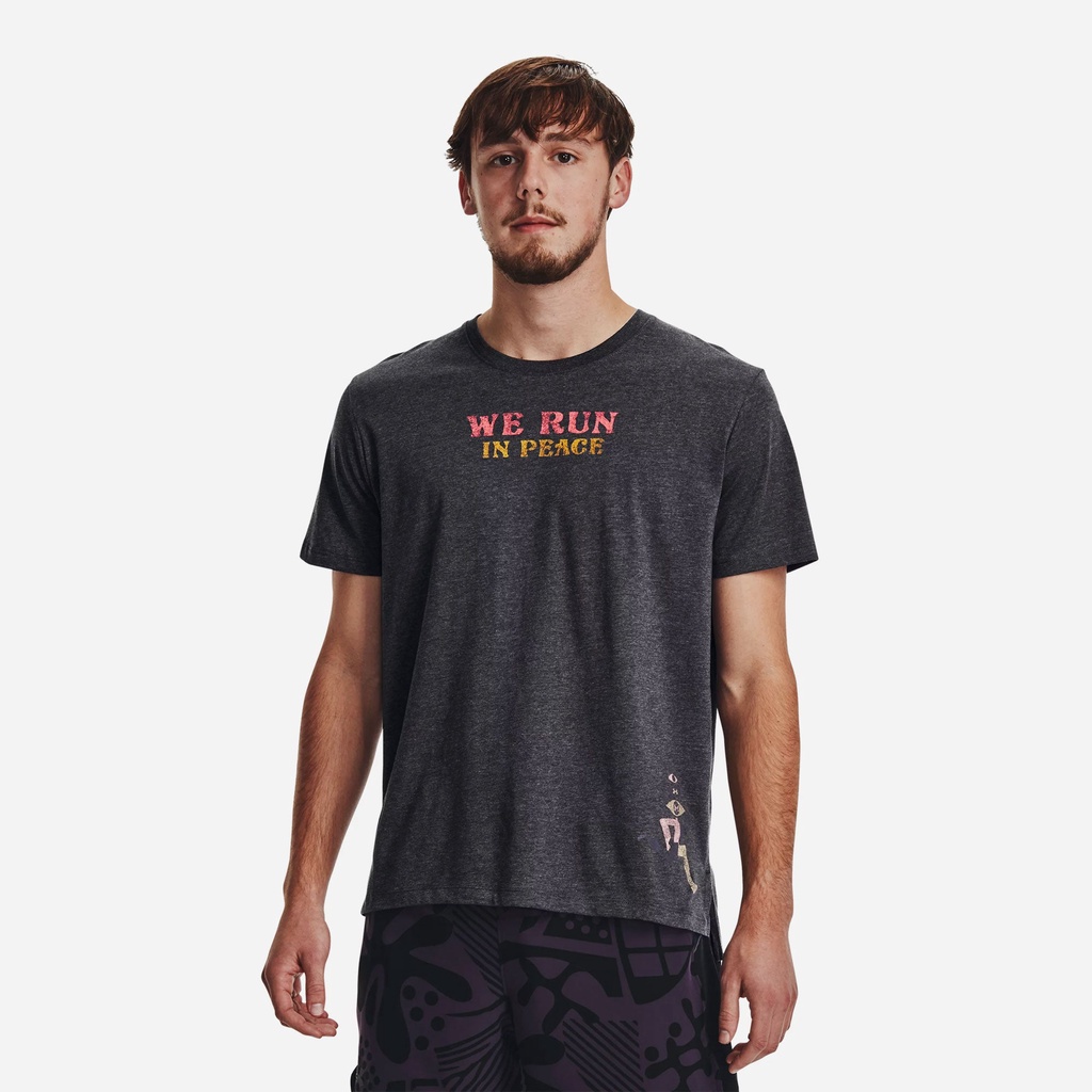 Áo thun thể thao nam Under Armour Run Micro Drop - 1376986-001