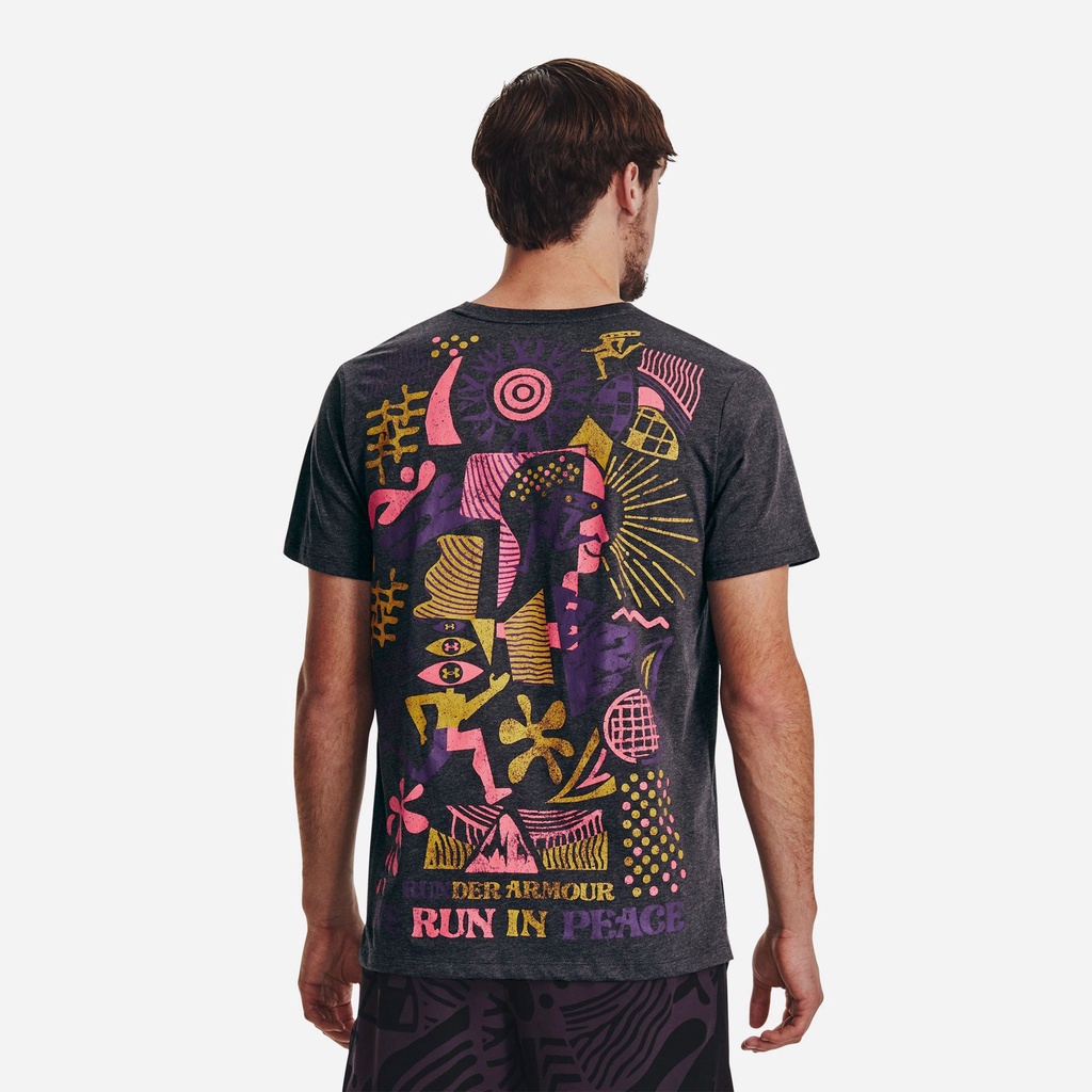 Áo thun thể thao nam Under Armour Run Micro Drop - 1376986-001