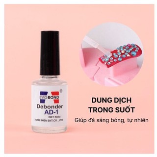 Nước sáng đá nail AD - Tháo đá tháo móng nail 10ml