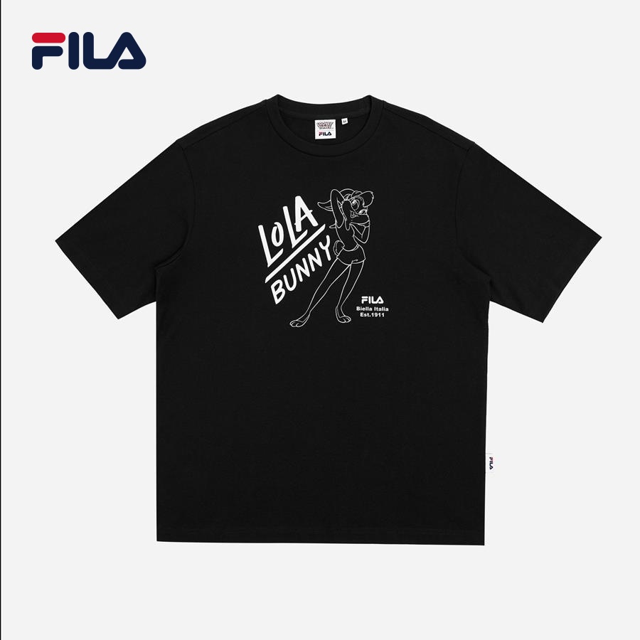 Áo thun tay ngắn thời trang unisex Looney Tunes x Fila - FW2RSF1140X-BLK