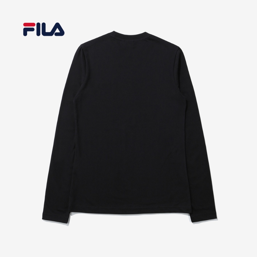 Áo thun tay dài unisex Fila Small Logo - FS2RLD3192X-BLK