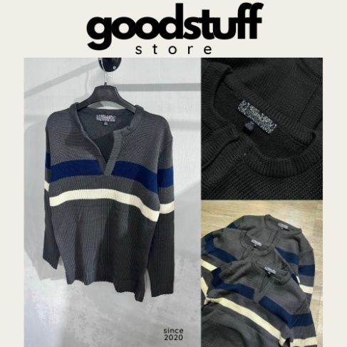 (Local Brand Hàn🇰🇷) áo len ấm Knit Sweater Spao Korea🇰🇷 xuất Hàn